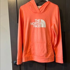 The North Face Orange Hoodie - Size L- EUC